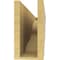 Ekena Millwork 5"W x 30"D x 10"H Thin Asheboro Rough Cedar Woodgrain TimberThane Corbel, Primed Tan CORUR05X30X10ASHRCPR - alternate 5